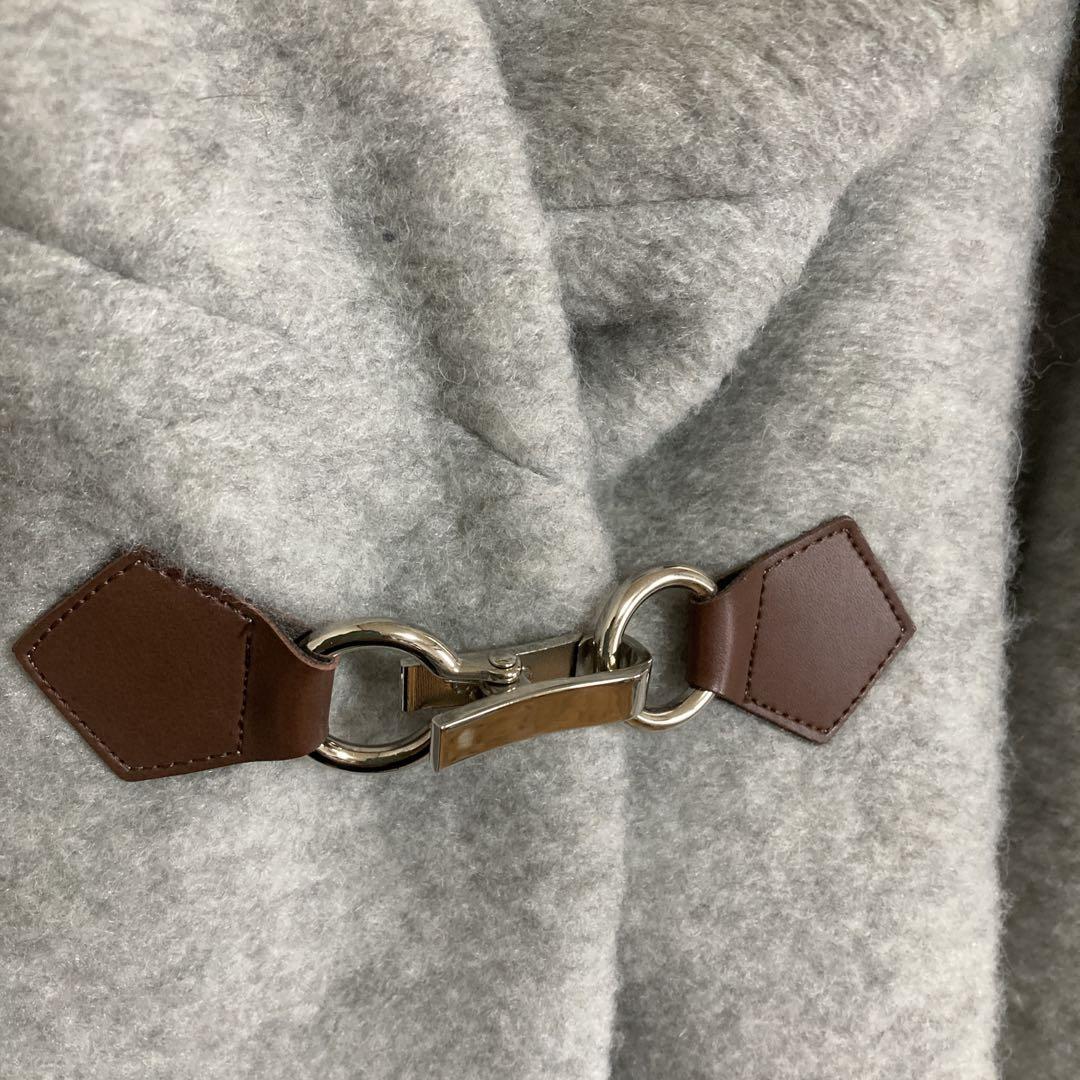 美品ROSE TIARA フーデットコート ライトグレー サイズ46 ダッフル