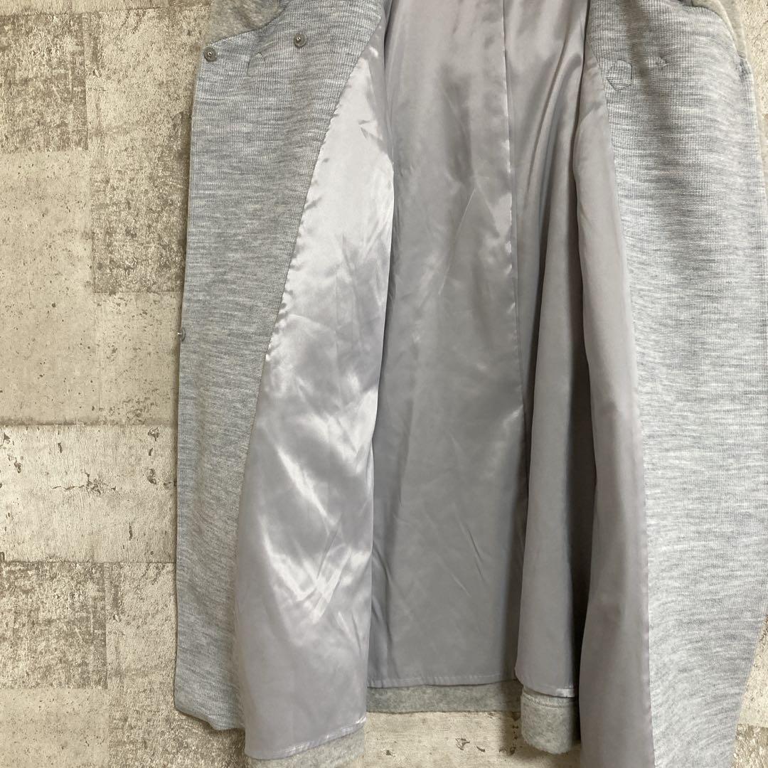 美品ROSE TIARA フーデットコート ライトグレー サイズ46 ダッフル