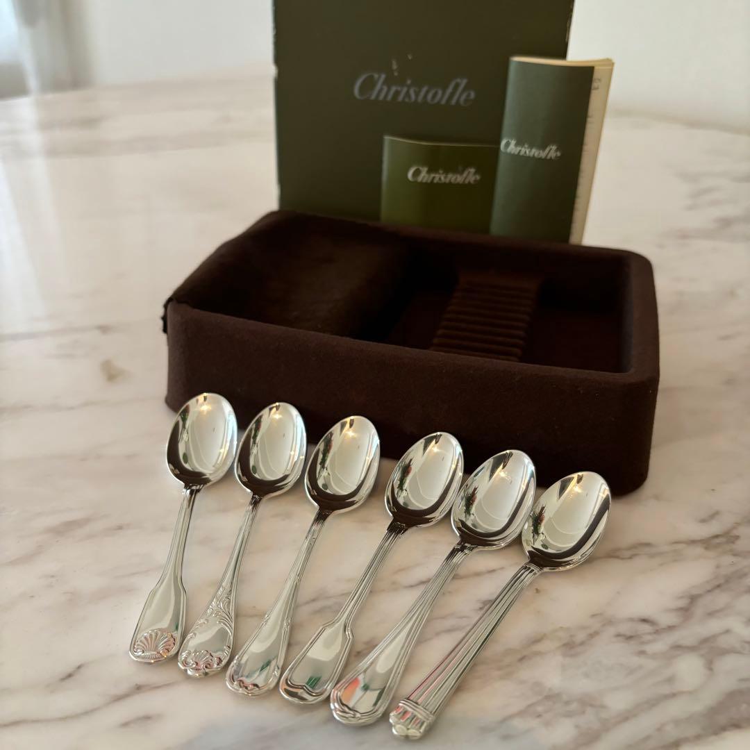 Christofle デミタススプーンセット 6本 楽天市場】【3/1クーポン・P10】 クリストフル Mood(ムード) 65636