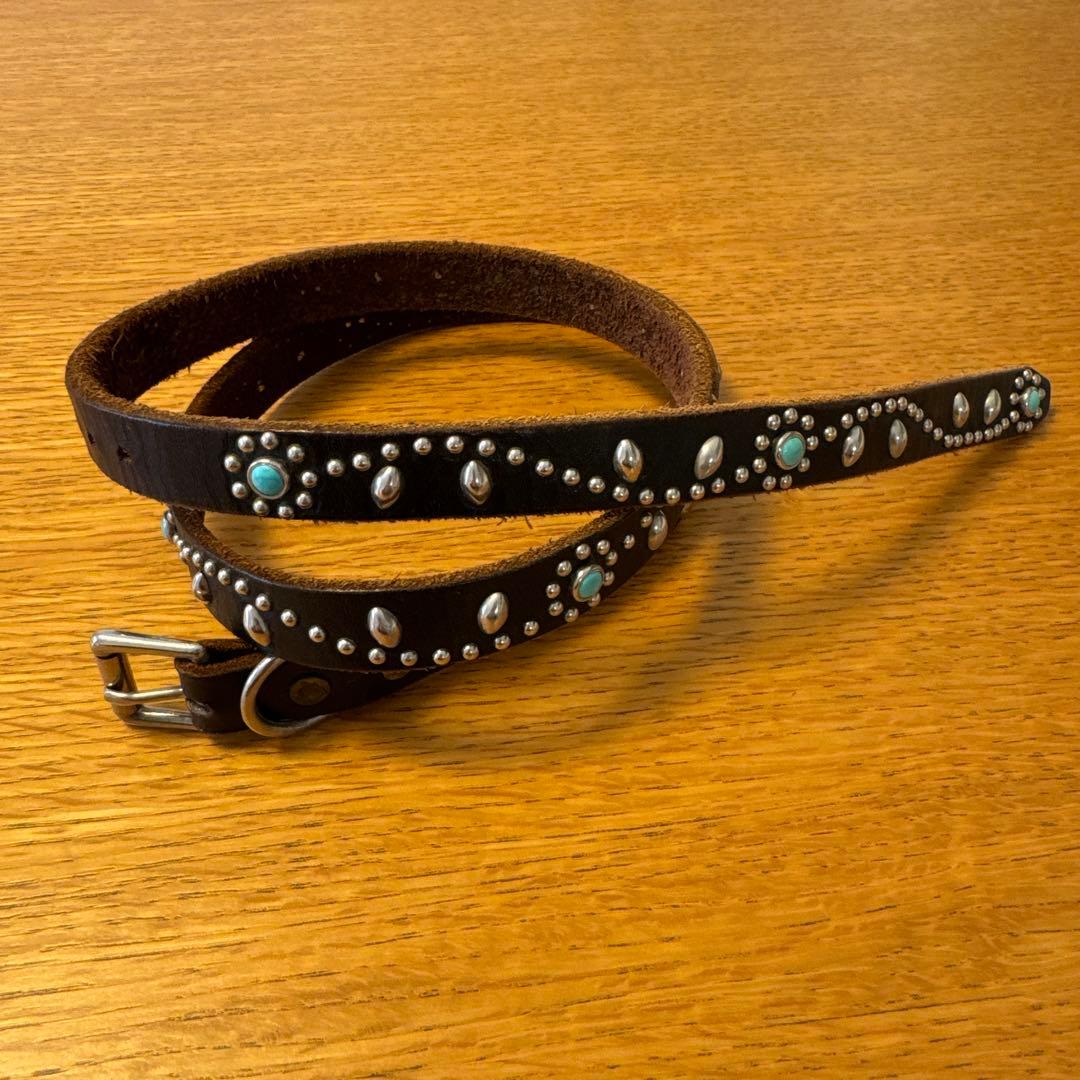 スタンダードカリフォルニア　HTCナローベルト フラワースタッズ　32 HTC Belt delivery!! ｜ STANDARD CALIFORNIA[スタンダード