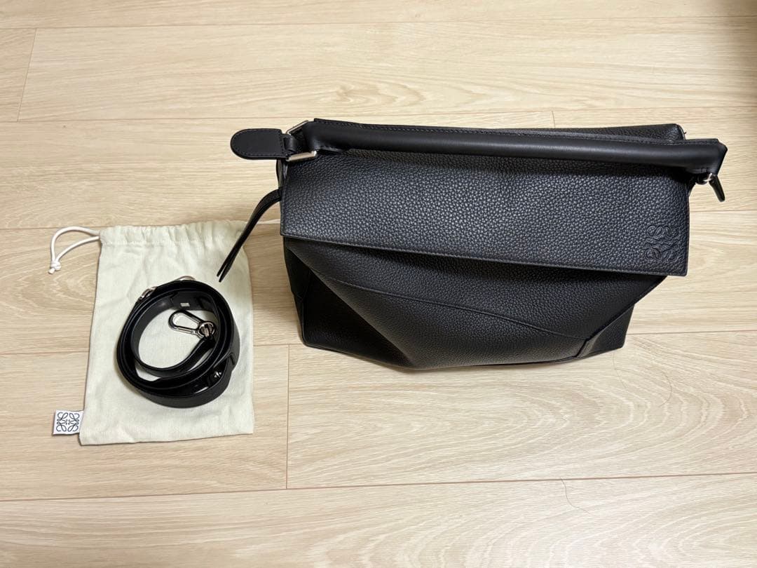 【最終値下】ロエベ　パズルエッジ　バッグ　ラージ　ブラック