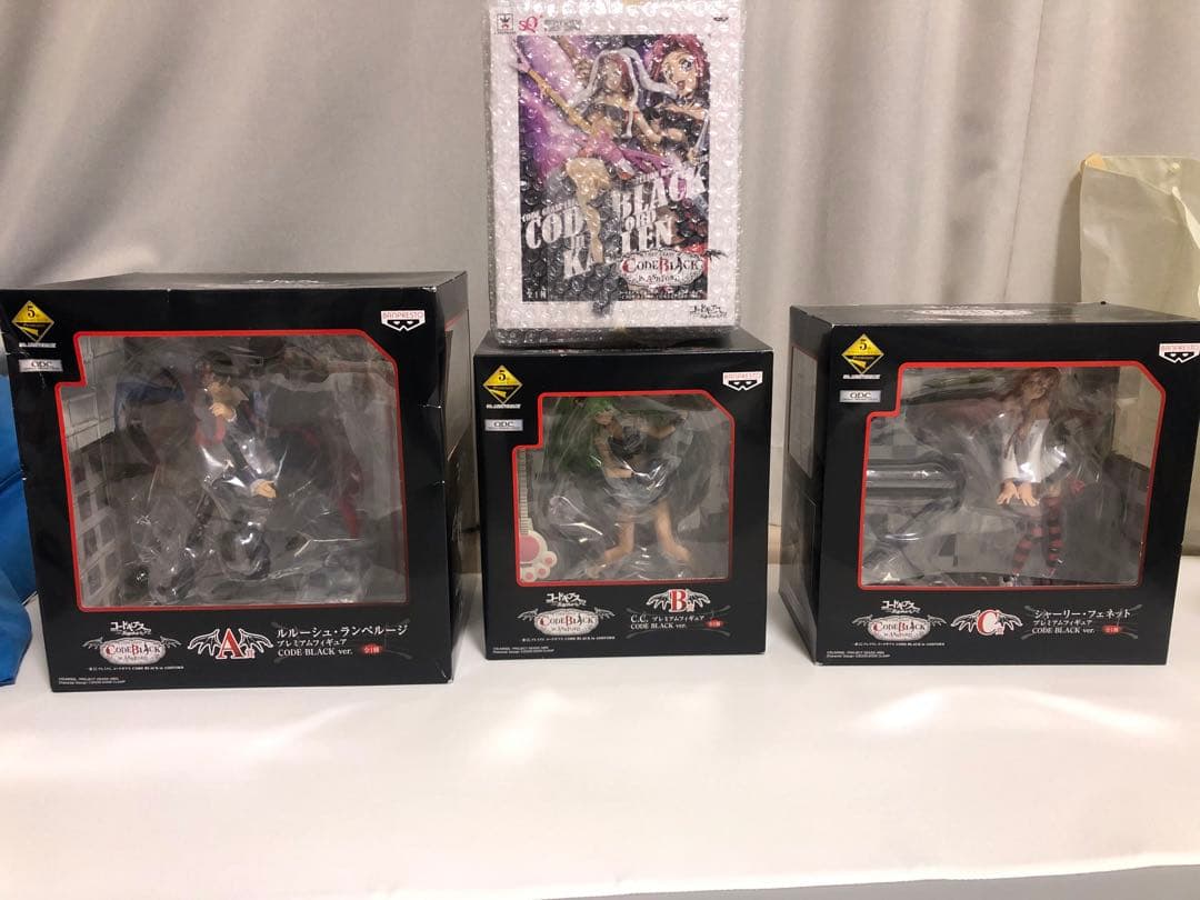 一番くじ コードギアス CODE BLACK ver. A賞B賞C賞+カレン