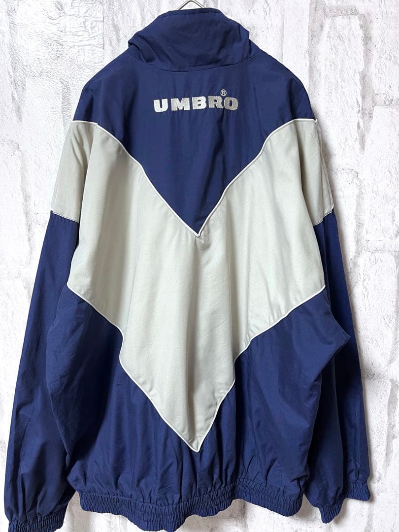 ✓VINTAGE UMBRO アンブロ 刺繍 ナイロン ジャケット 銀タグ90s - メルカリ