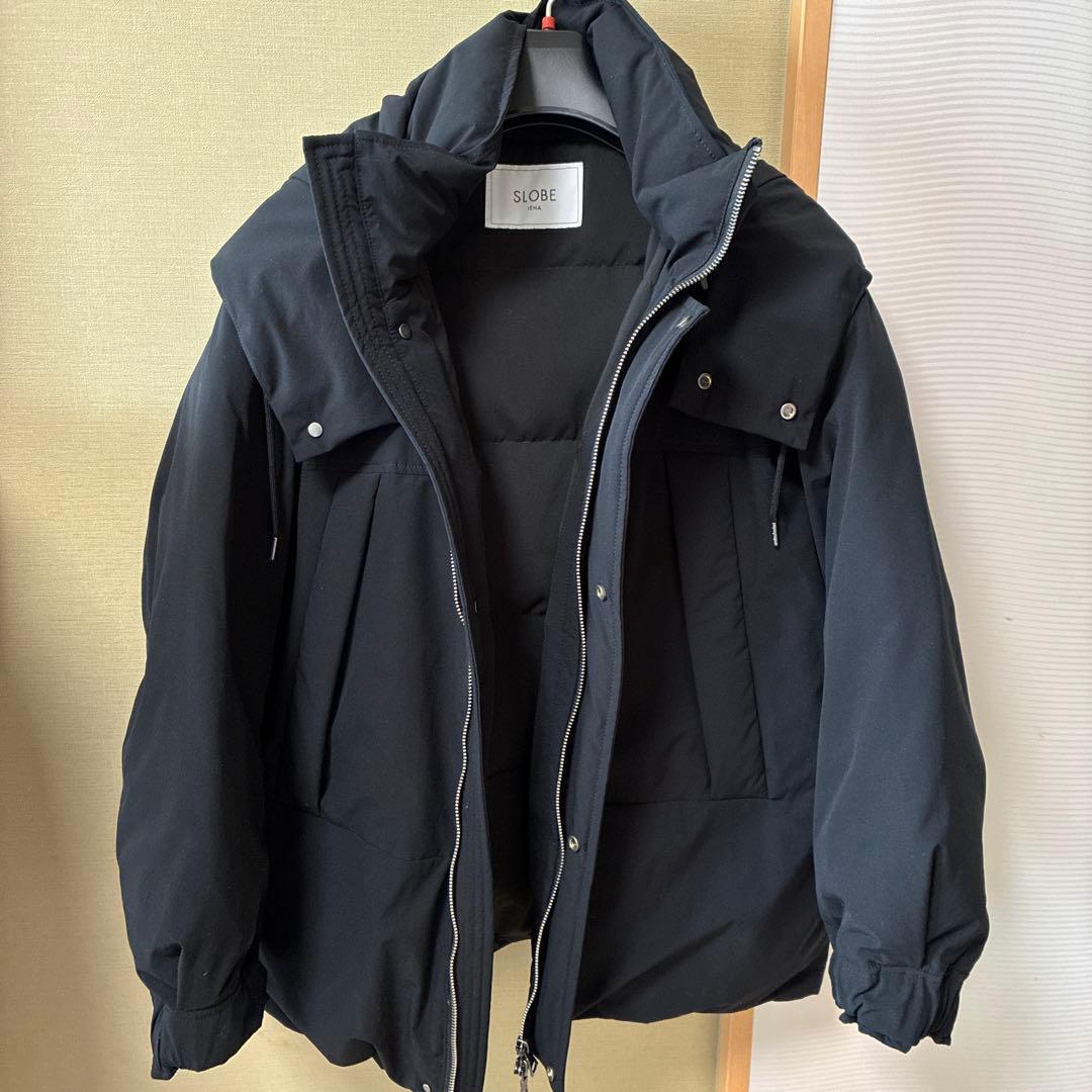 SLOBE IÉNA ブラックダウンジャケット 36 SLOBE IENA（スローブイエナ） ダウンジャケット 36 ブラック