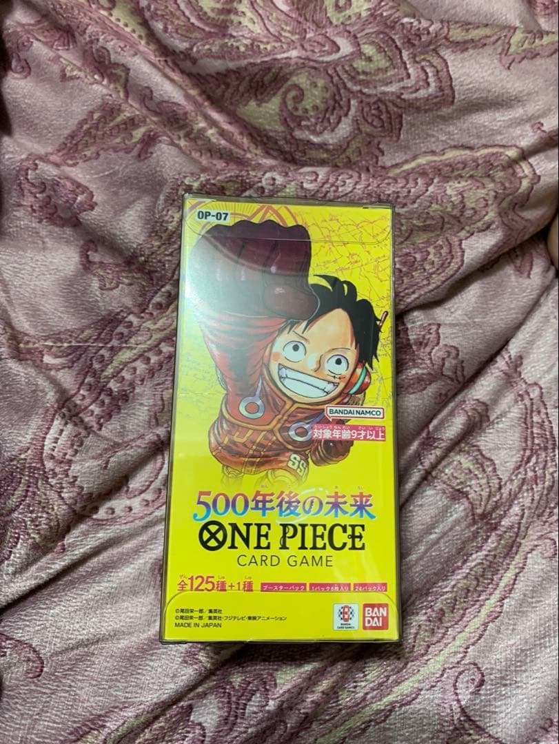 500年後の未来 未開封BOXテープ付き ワンピースカード - メルカリ
