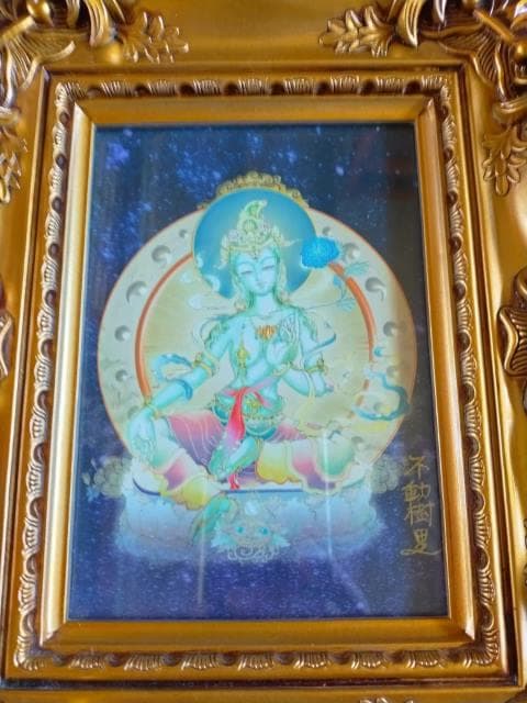 繁栄・魔除け,観世音菩薩化身仏,チベット仏教,不動樹里,♥グリーン・ターラ