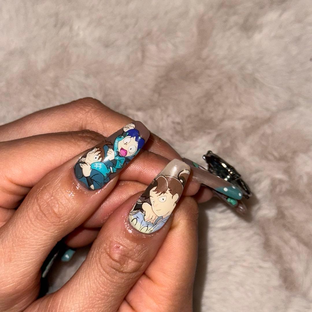 プレインシート ネイルチップ 痛ネイル ネイルシール - メルカリ