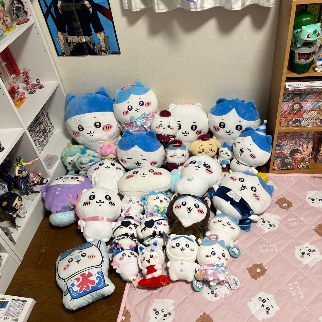 ハチワレ うさぎ ちいかわ モモンガ ぬいぐるみ