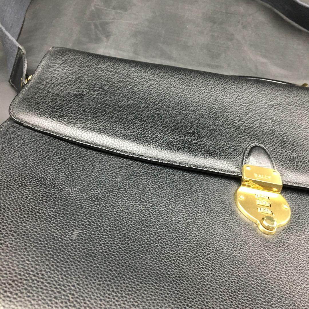 バリー BALLY ビジネスバッグ ブリーフケース レザー ダイヤルキー
