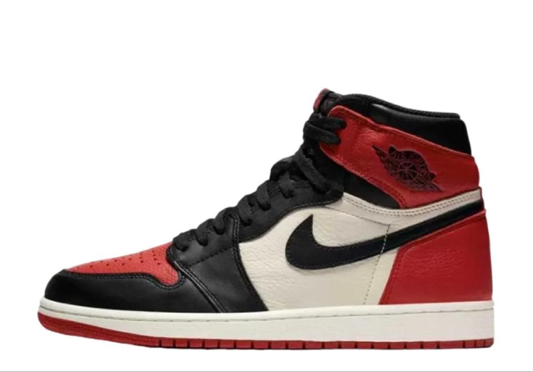 靴 Nike Air Jordan 1 Retro High OG Bred Toe