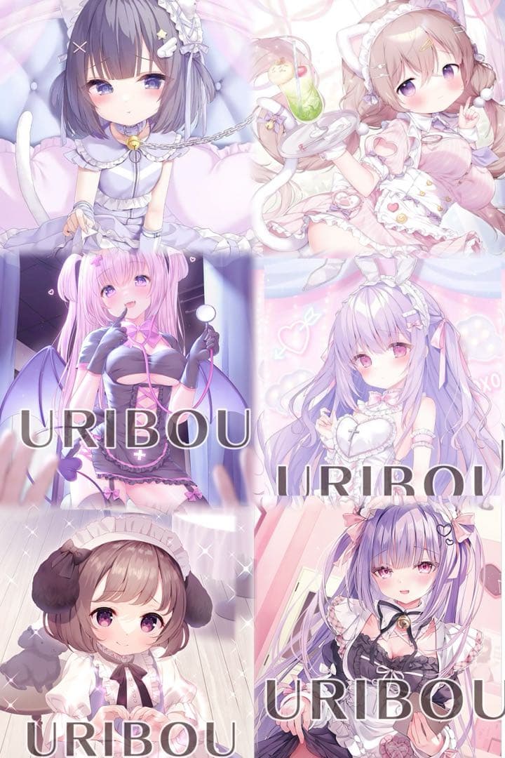 B2タペストリー 全6種 ♡桃稚ちあ♡つきみむみ♡ゆゆこ♡るび様♡千歳坂すず