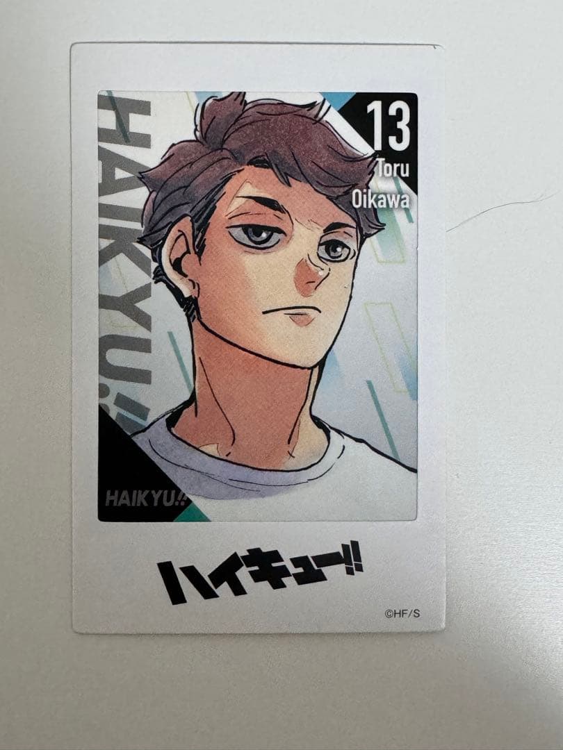 ハイキュー‼︎ 及川徹 チョコクランチ 特製フォトカード チェキ ハイ