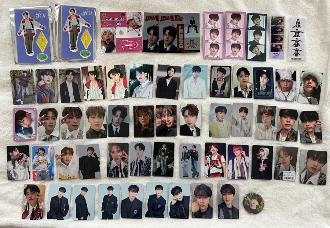 JO1 河野純喜 トレカ 缶バッジ アクスタ