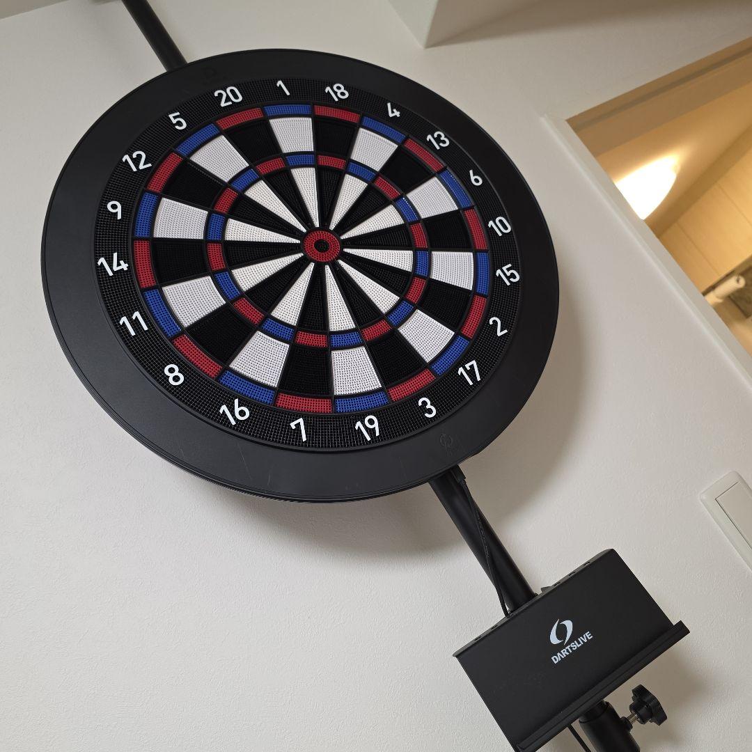 DARTSLIVE  ダーツボード+ポールスタンド+矢のセット