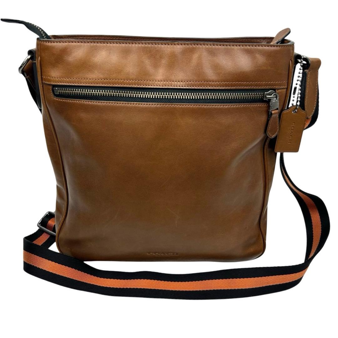 コーチ COACH レザー ショルダーバッグ メッセンジャーバッグ