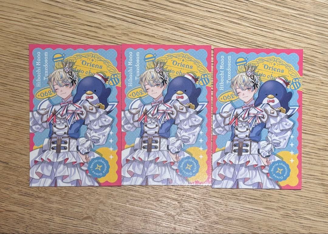 にじさんじ Oriens サンリオグッズ 緋八マナ チェキ風カード セット