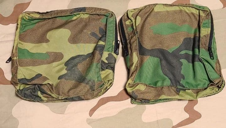 激レア ポイントブランクAVSポーチ ２個セット ウッドランド迷彩 実物 ≪USGI≫ ウッドランド迷彩 OTV / Small (USED)