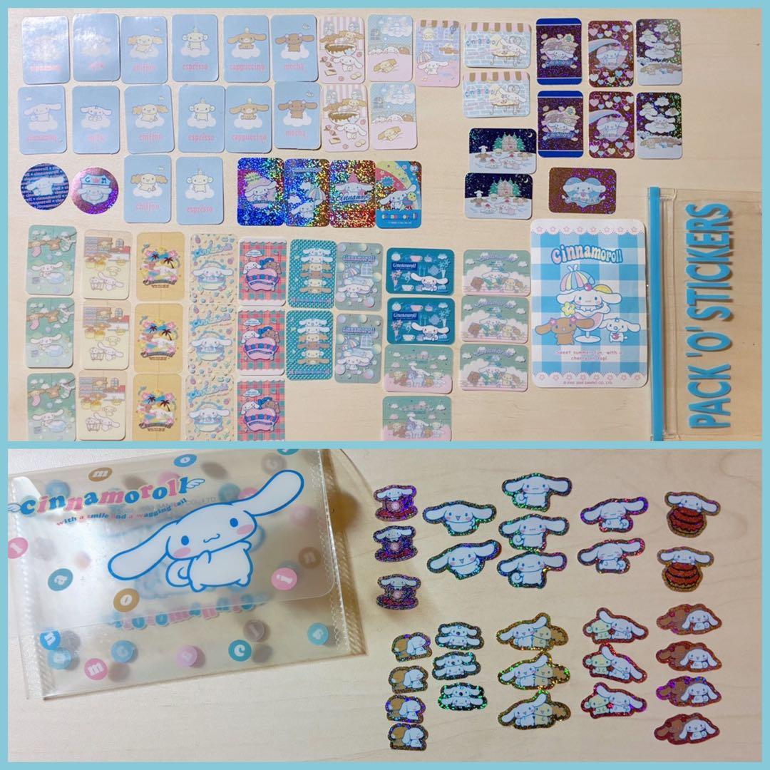 シナモロール フレークシール サンリオ 平成レトロ - メルカリ