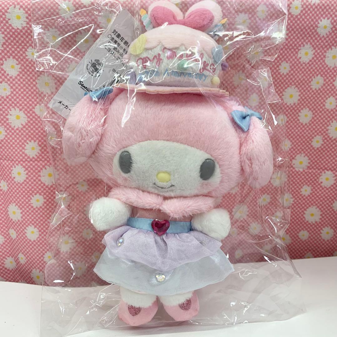 マイメロディ 45周年 バースデードール ぬいぐるみ マスコット