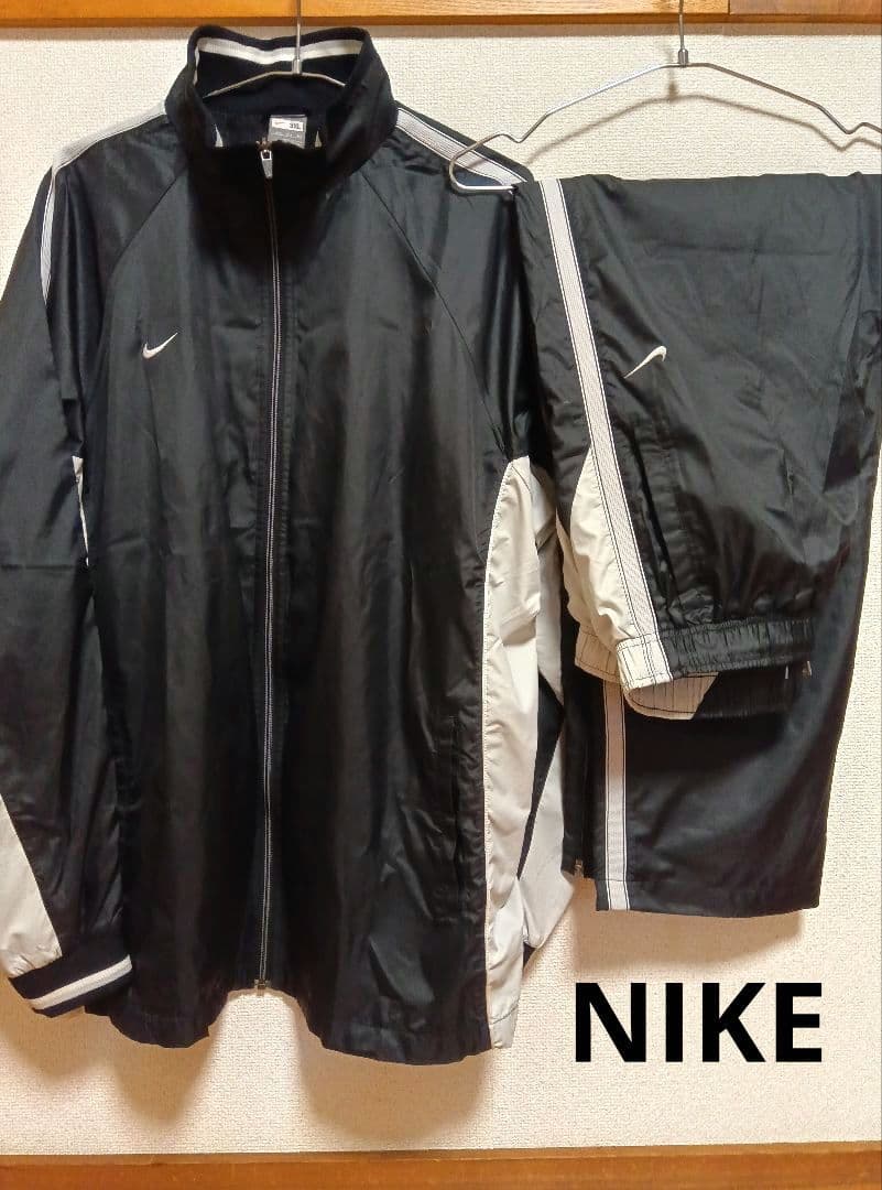 ルンク様 NIKE ☆ ナイロン サイドライン セットアップ ☆ 希少 3XL