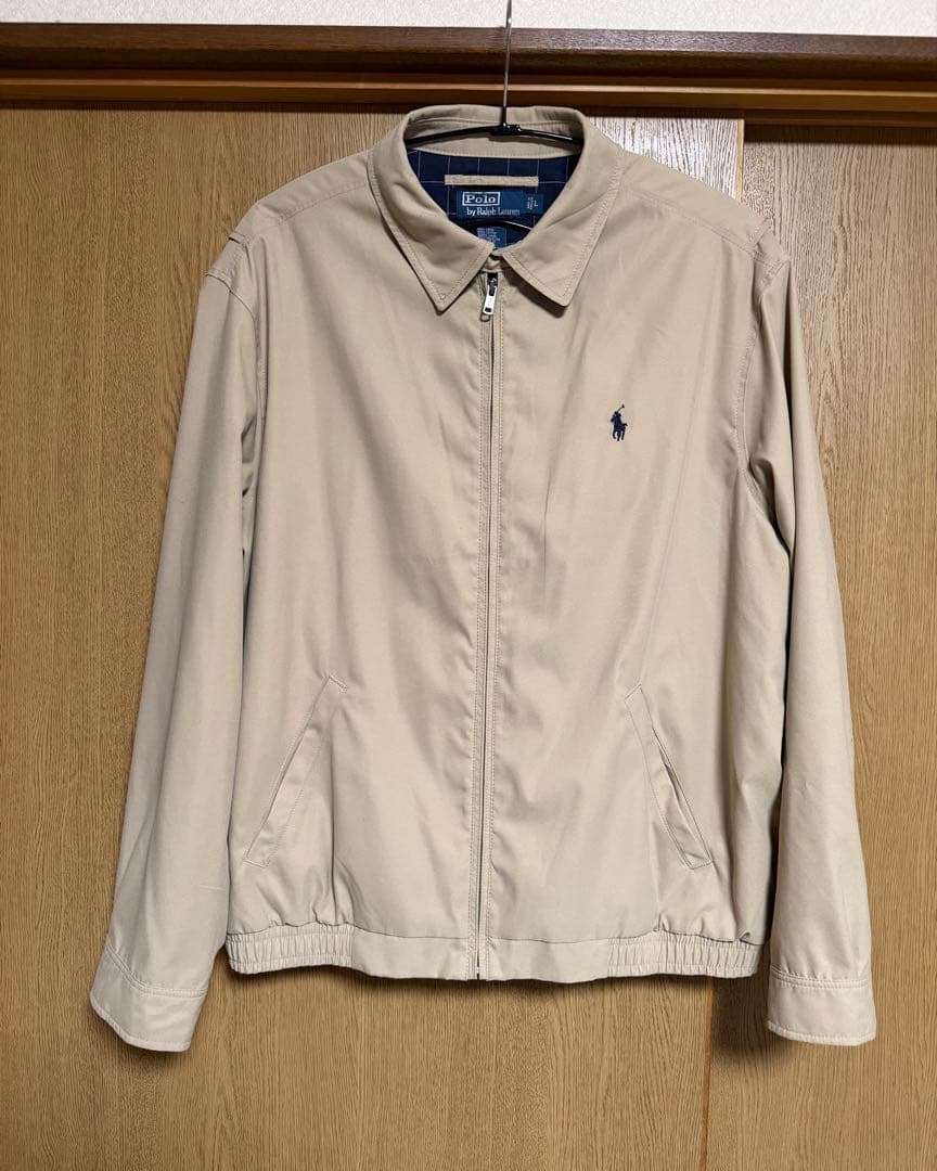 ポロ ラルフローレン ベージュ スウィングトップ Lサイズ　スイングトップ