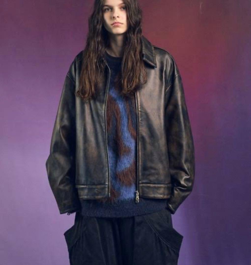 MAISON SPECIAL シープレザー シングルライダース ジャケット 1