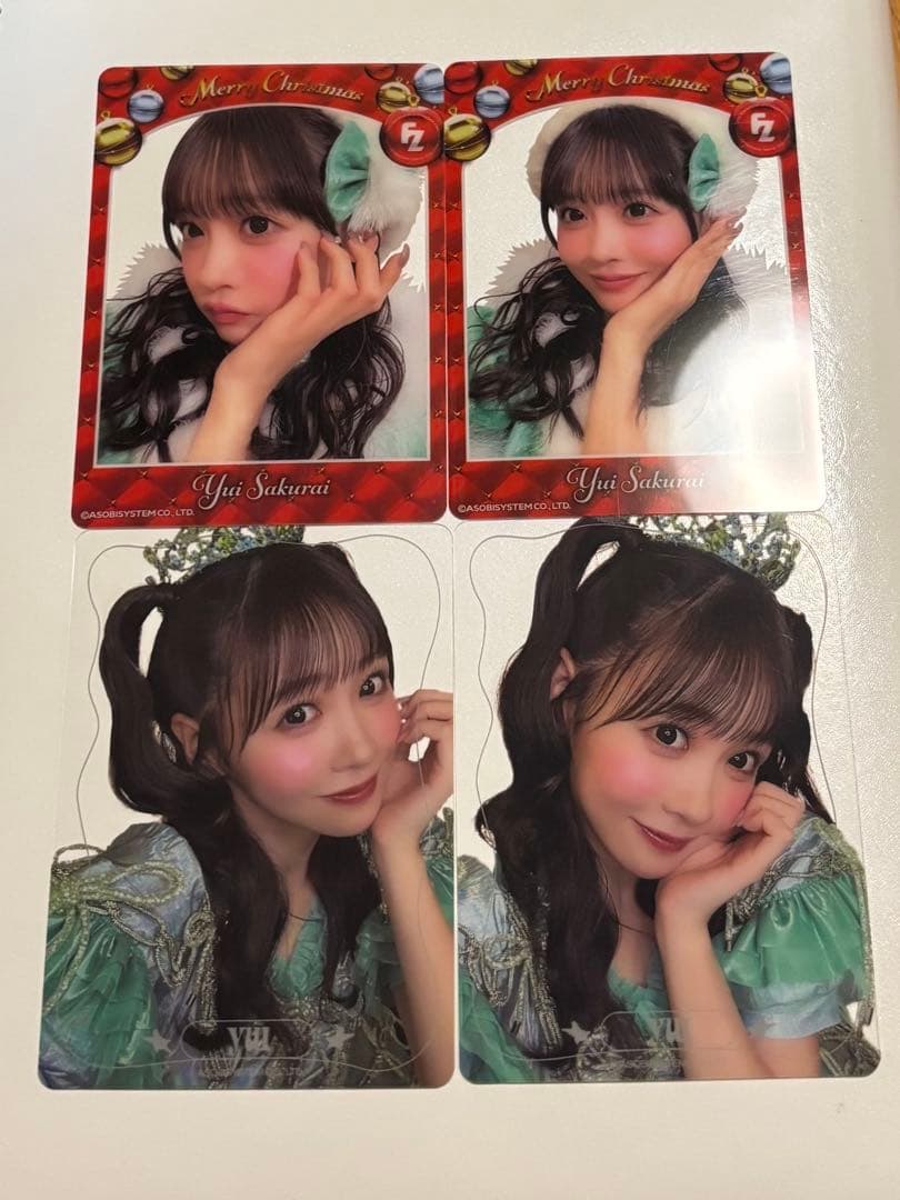 FRUITSZIPPER 櫻井優衣 クリアトレカセット - メルカリ