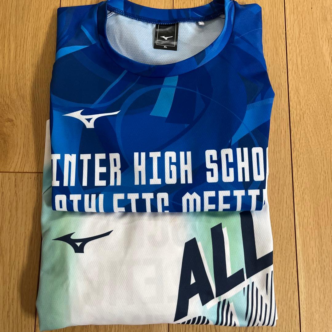 【2点まとめ売り】Mizuno 2023 2024インターハイ Tシャツ 2024インターハイ限定Tシャツ|32JAD472|ミズノトレーニング