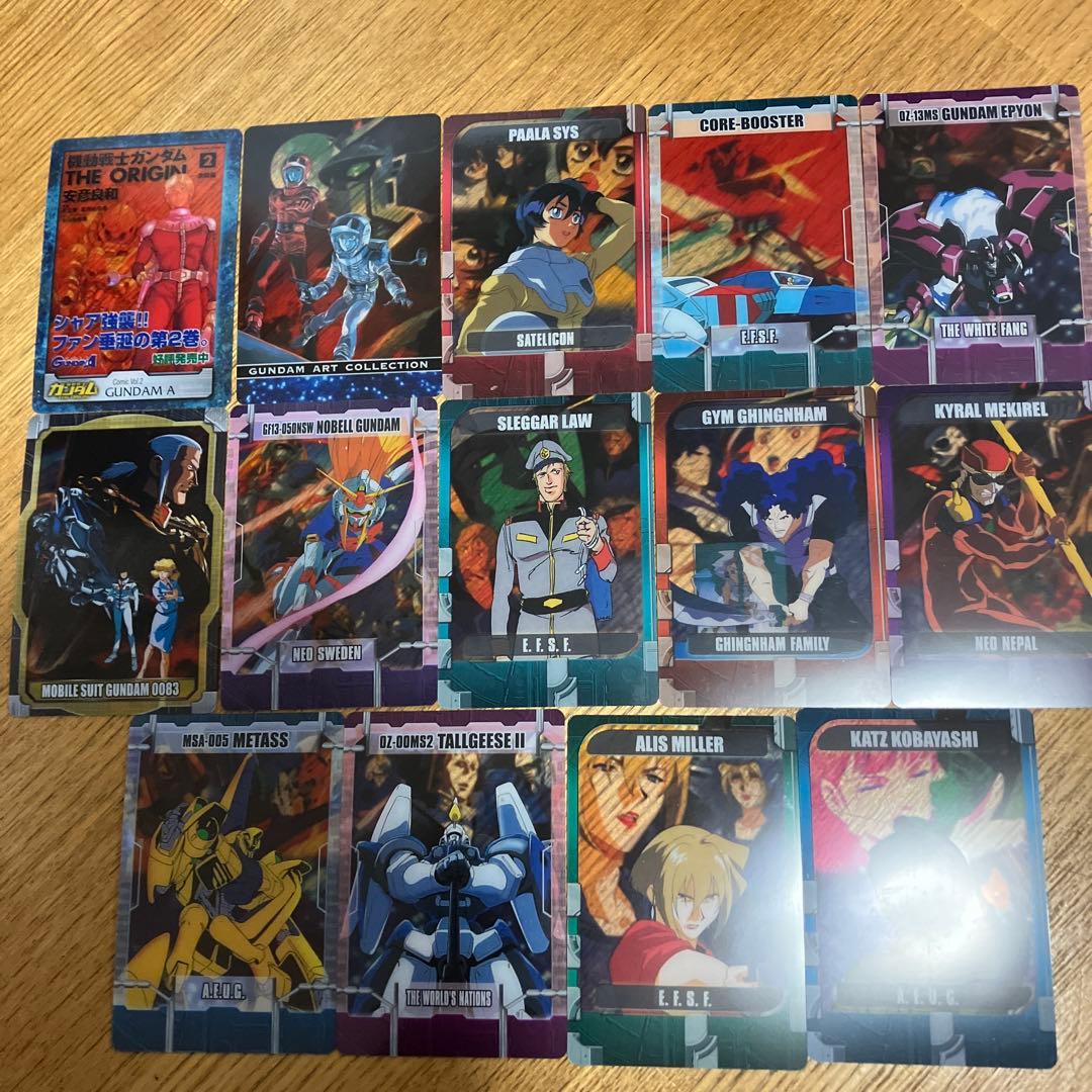 森永 ガンダム ウエハースカード 14枚 - メルカリ