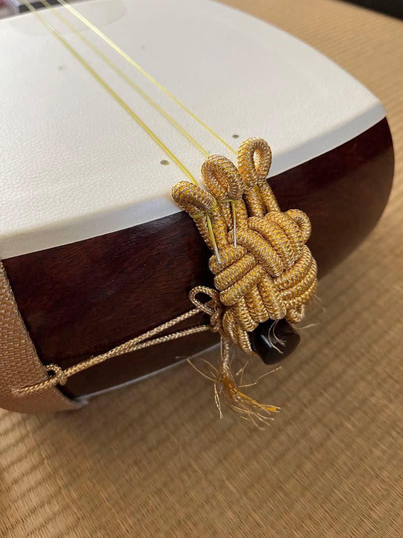 三味線　紅木 金細 東さわり 破れ無し