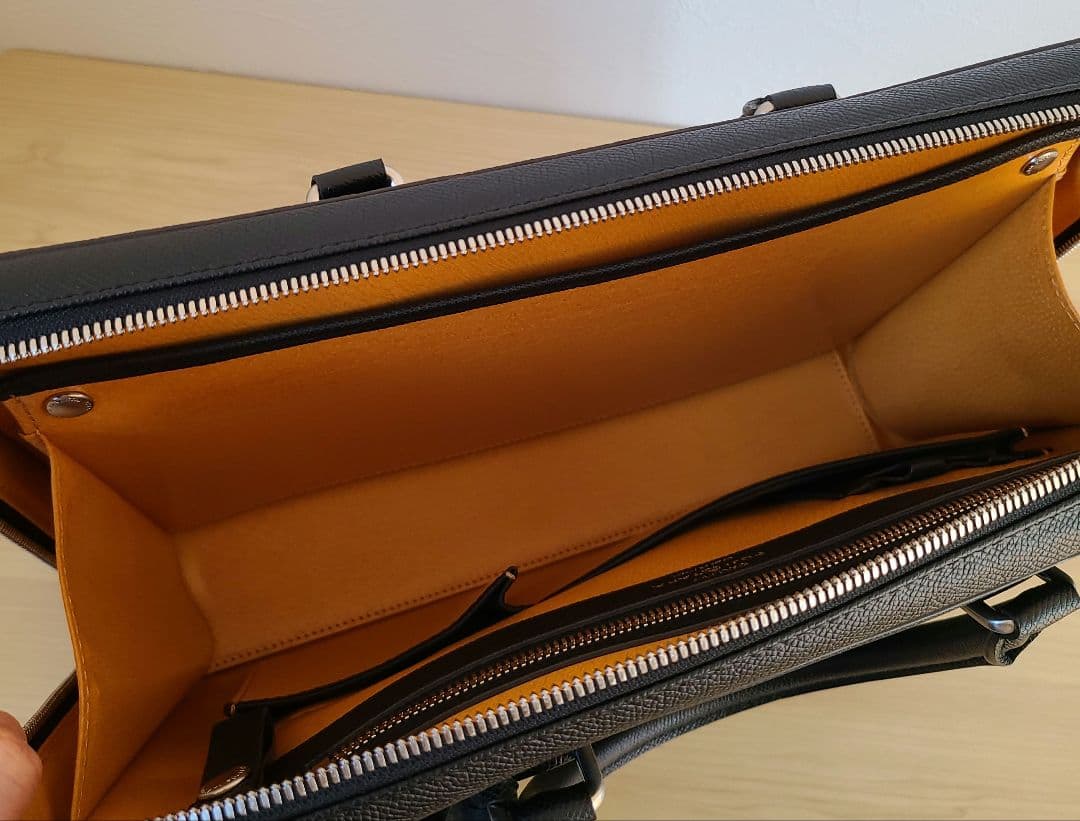 フジタカ ギャラリー ワープロラックス 名巧 レザーブリーフバッグ A4