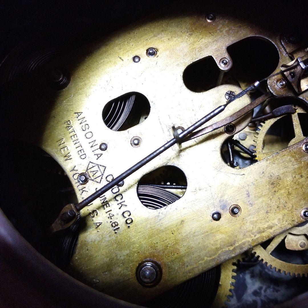 アンソニア置時計 USA製 大理石 アンティーク - メルカリ