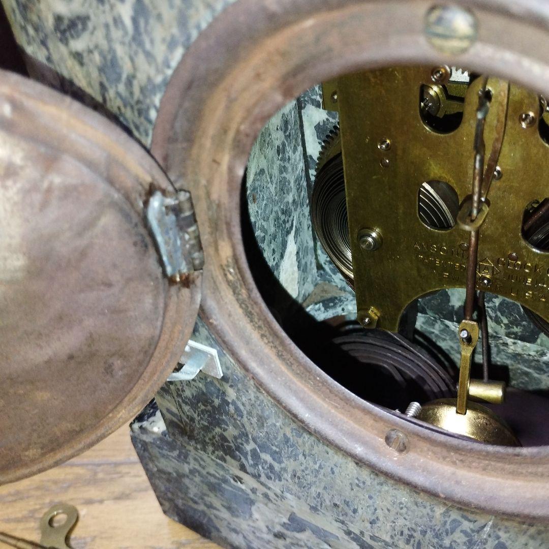 アンソニア置時計 USA製 大理石 アンティーク - メルカリ