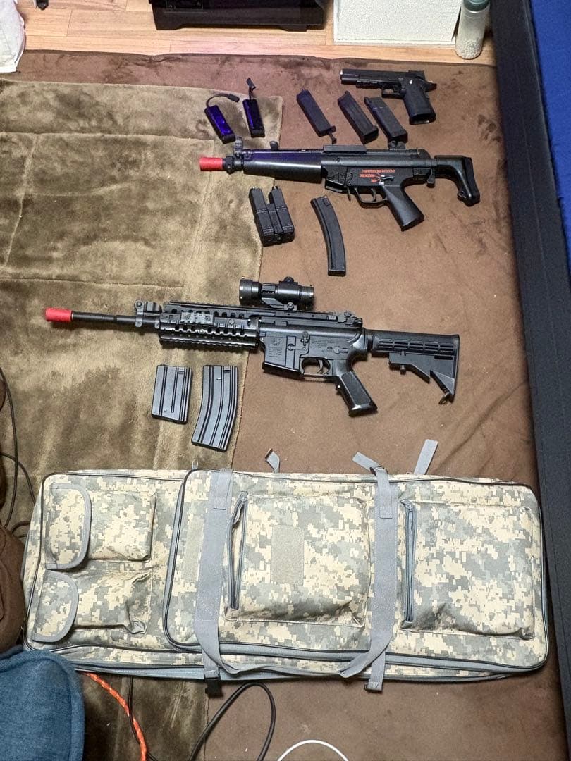 サバゲー中級者ワンセット(ガンバッグ1式）個別販売可