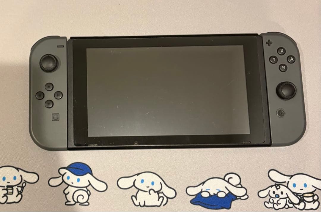 Nintendo Switch 本体 グレー コントローラー(ジャンク)つき