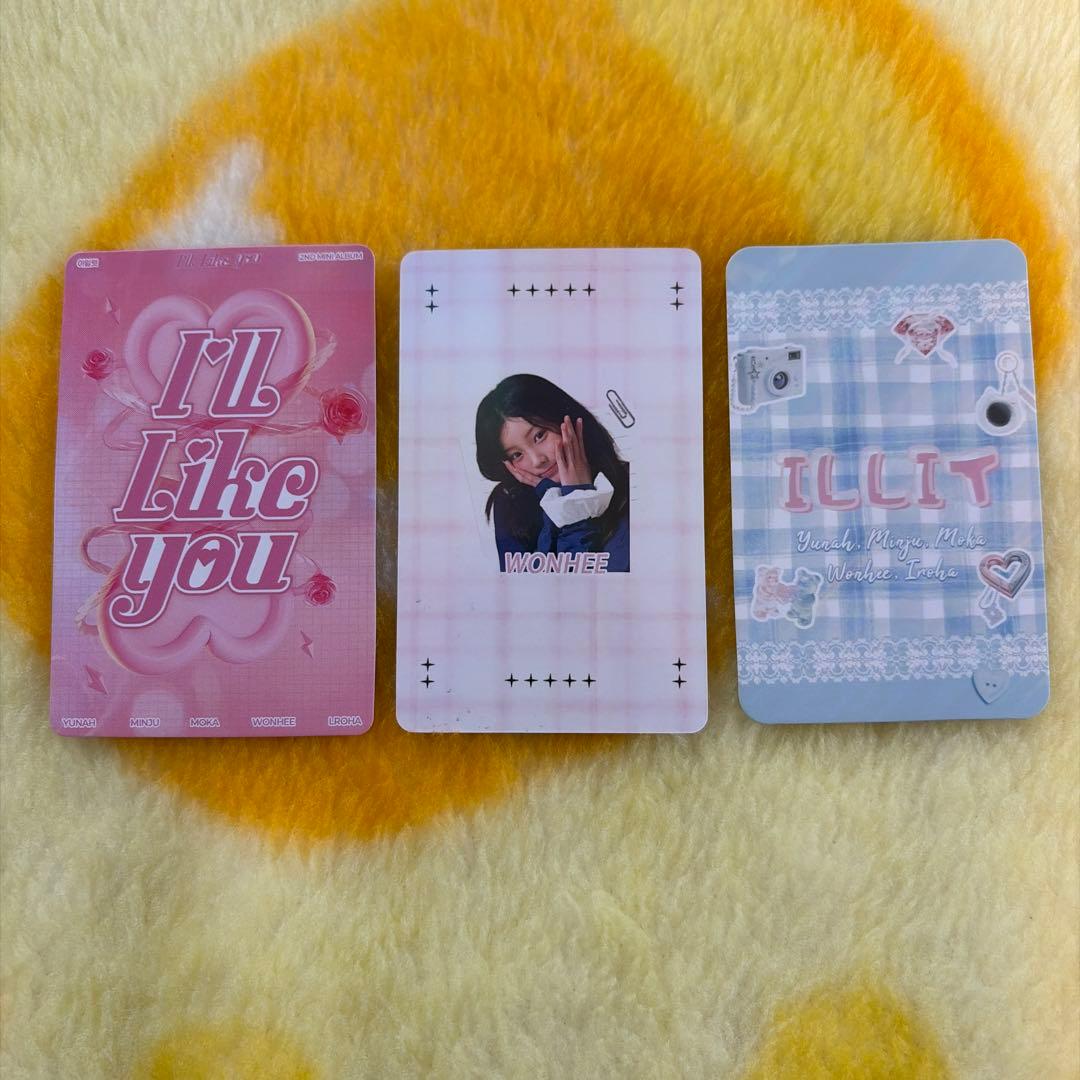 聖*七様 ウォンヒ illitトレカ 3枚セット まとめ売り 傷あり kpop