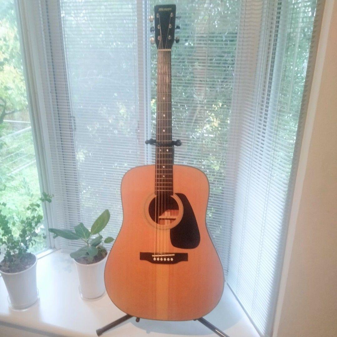 ◆MORRIS アコースティックギターND201（ケース付&ピック付き）◆