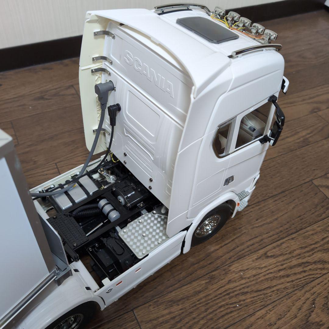 タミヤ1/14スカニア770S 6/4ダブルストレーラーです。 - メルカリ