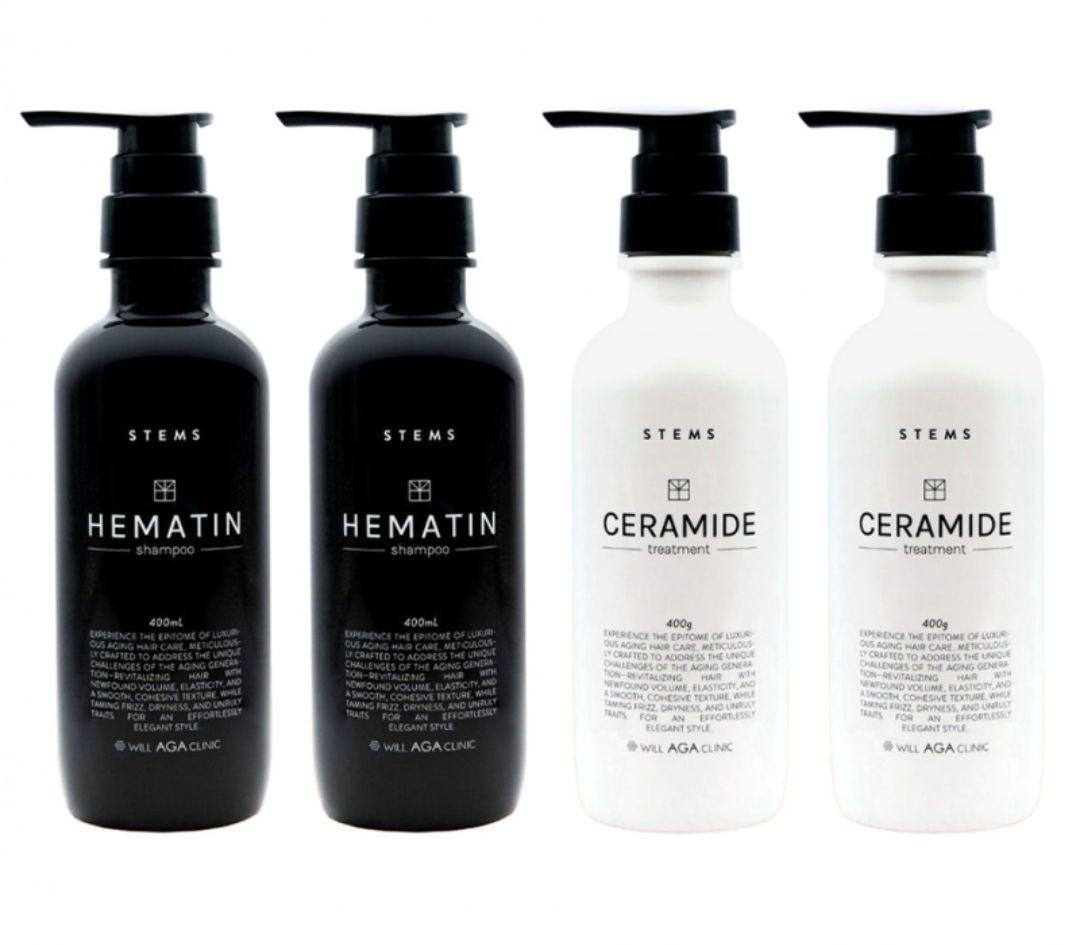 STEMS　シャンプー　トリートメント　ヘチマ　セラミド