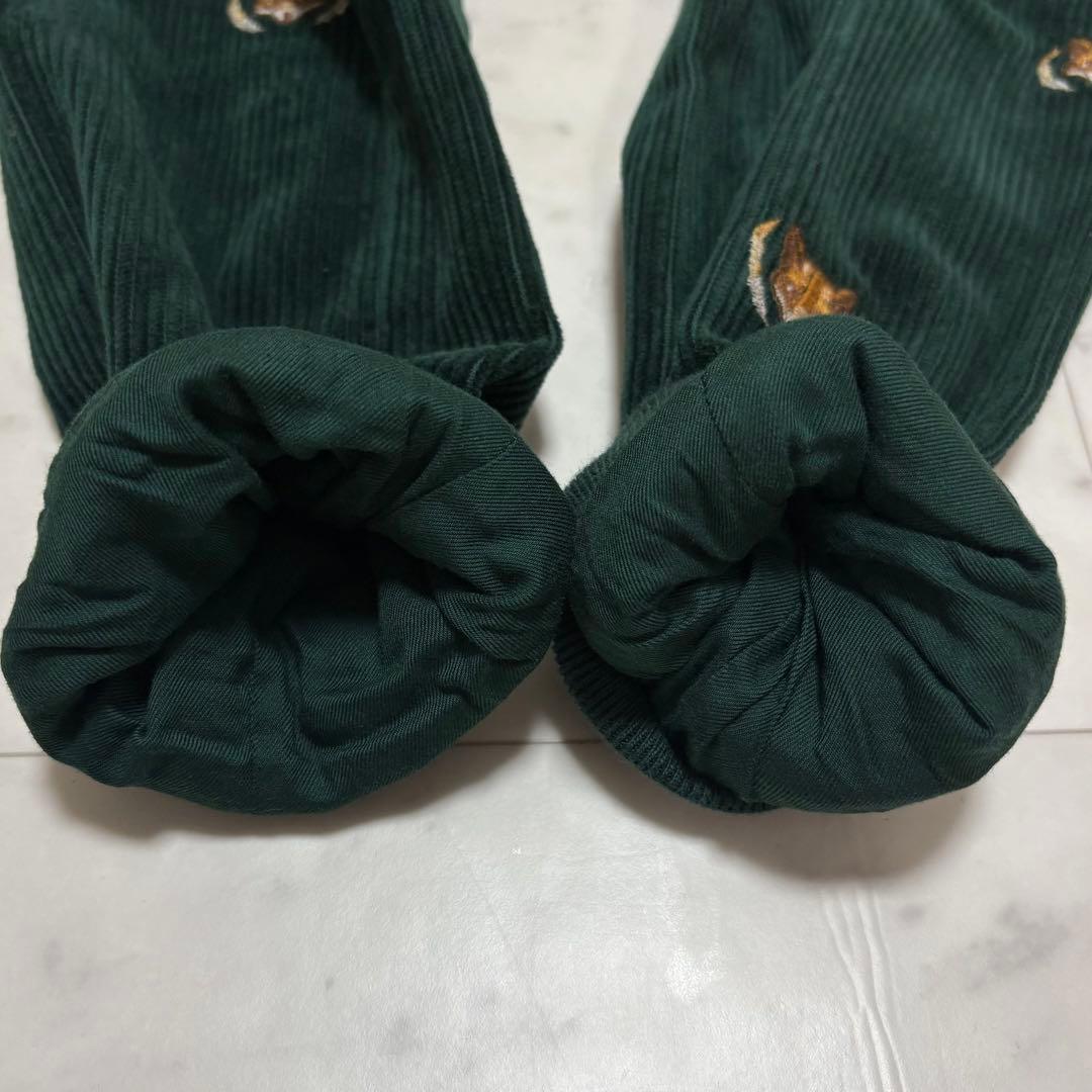 美品 ポロラルフローレン コーデュロイジャケット キツネ刺繍 深緑 L