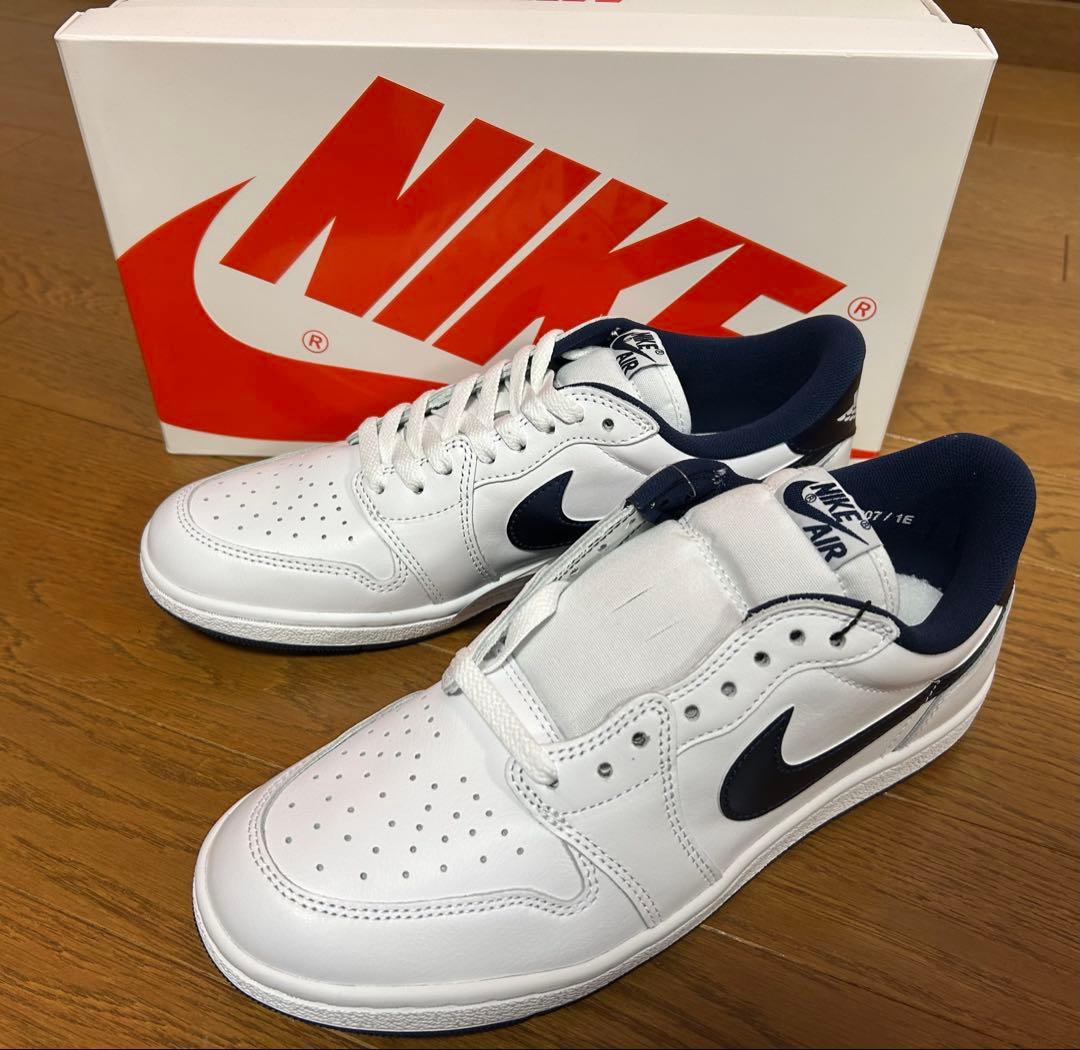 新品 ナイキ エアジョーダン1 85 low ネイビーメタリック 28.0
