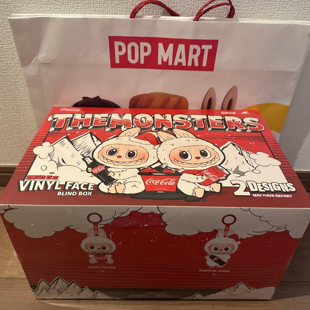 popmart正規品　labubu コカコーラぬいぐるみ 正規品】 ラブブ Labubu コカ・コーラ らぶぶ ぬいぐるみ POP MART THE
