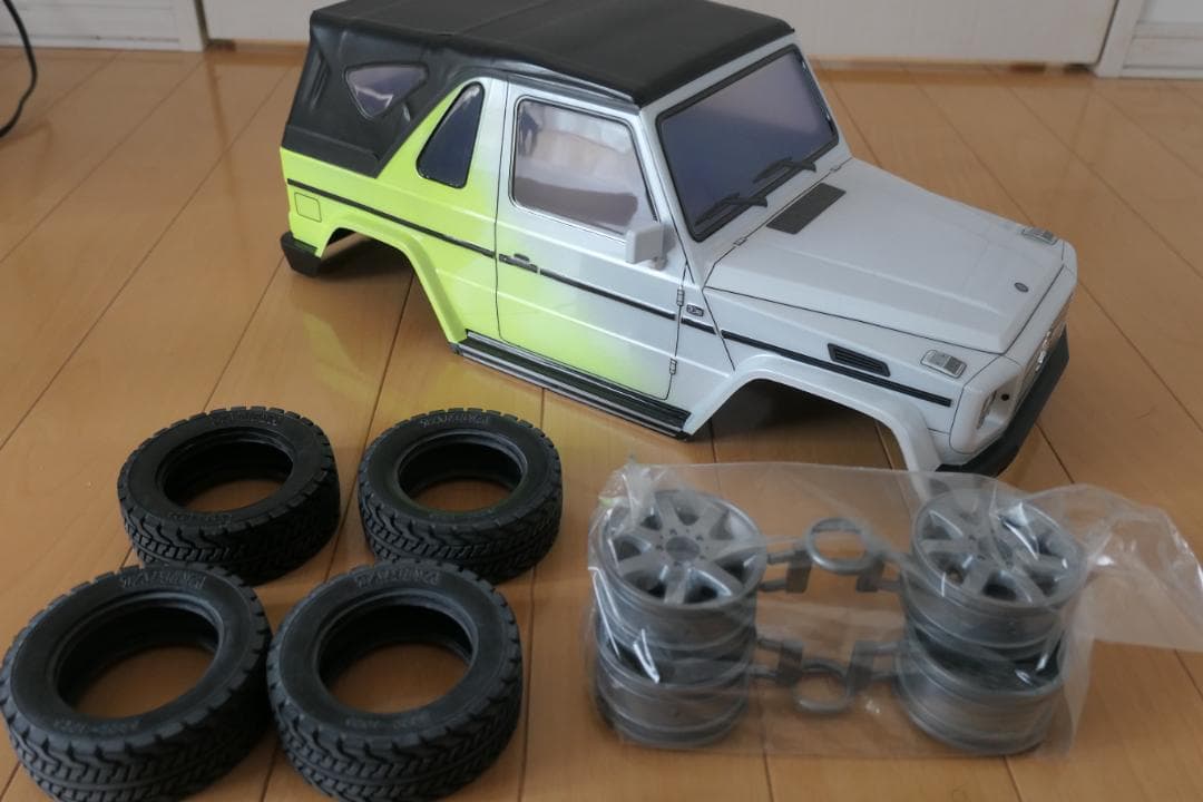 G320カブリオ 塗装済ボディタミヤ MF-01X XM-01 M-05 ベンツ