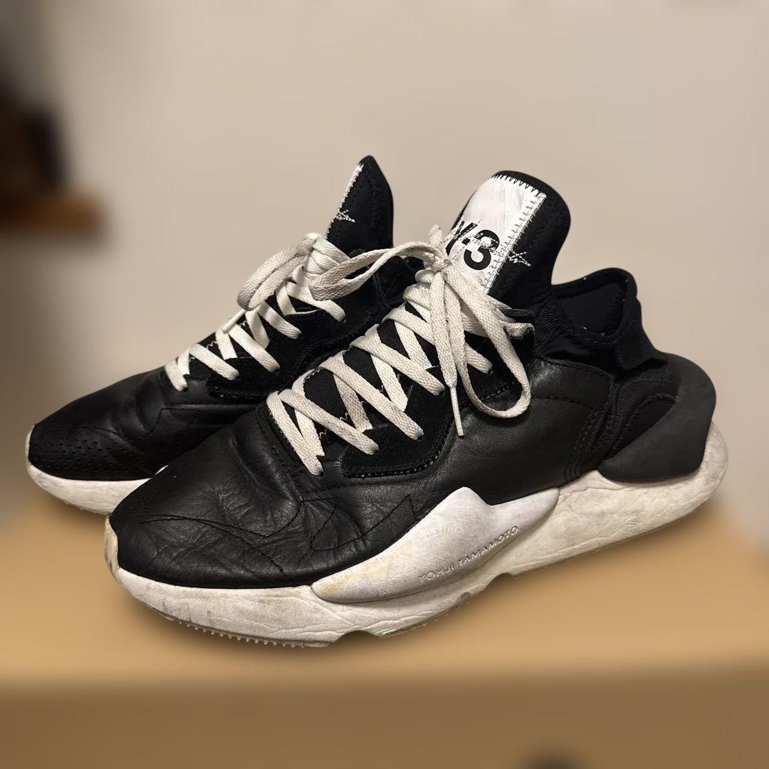 Y-3 ハイカットスニーカー 黒/白