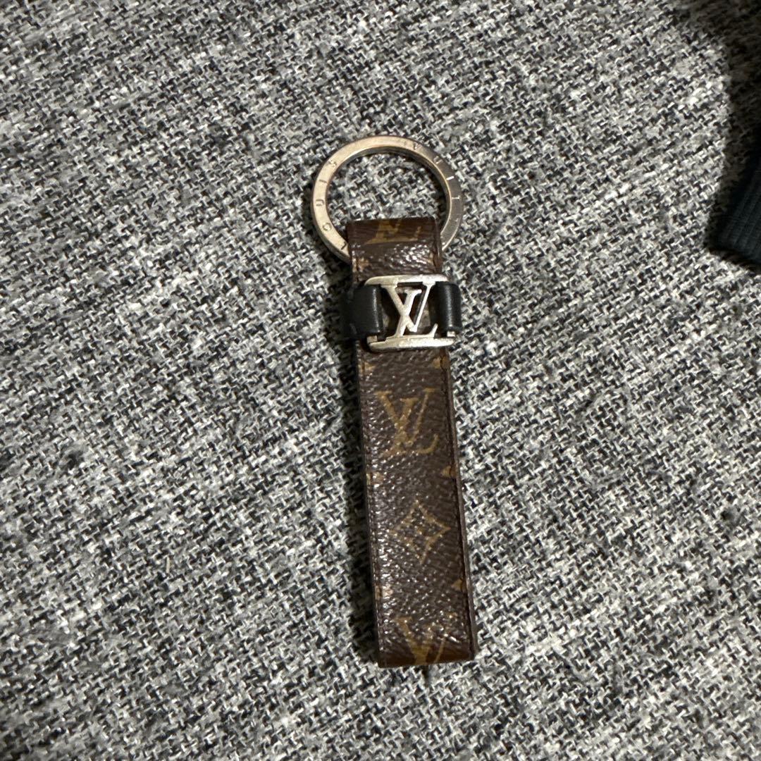 Louis Vuitton キーホルダー ブラウンレザー　キーリング
