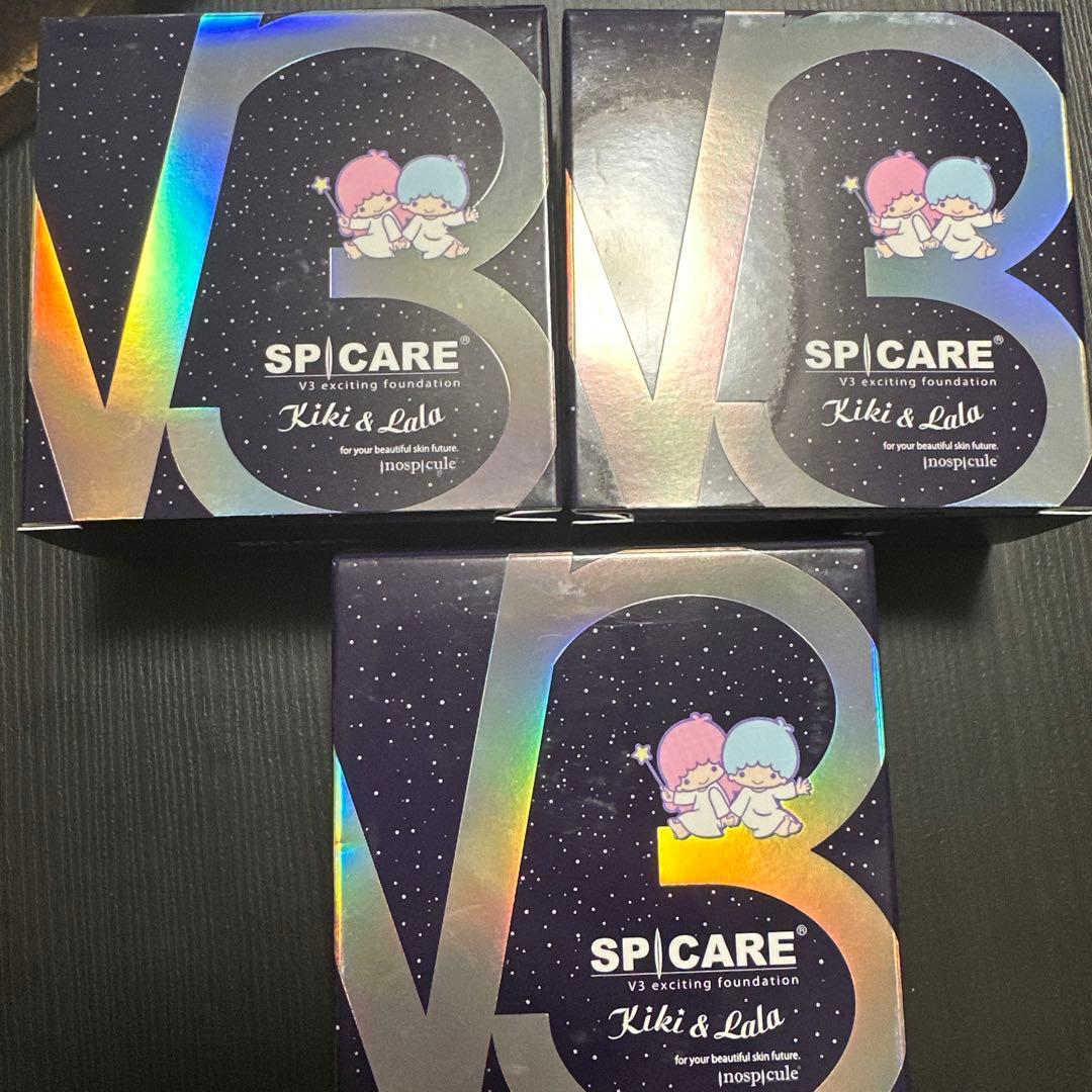 スピケア V3 エキサイティングファンデーションキキ&ララ ファンデーション3点 スピケア V3 エキサイティング ファンデーション キキ＆ララ 正規品