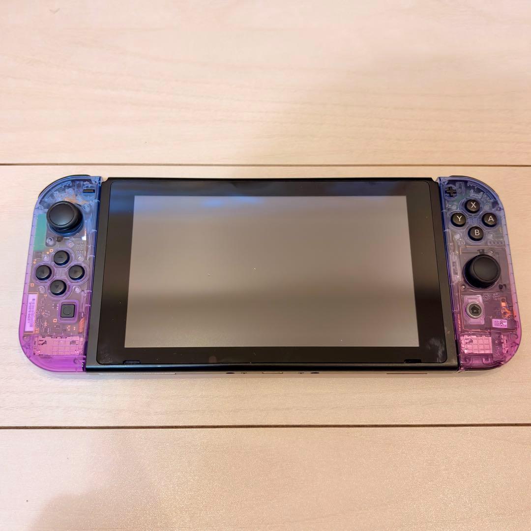 Nintendo Switch ニンテンドースイッチ本体 スケルトン パープル