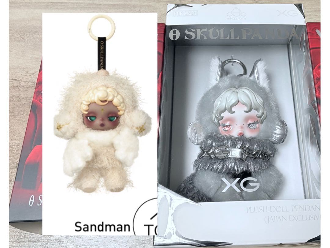 SKULLPANDA、2点set、XG日本限定、Sandman