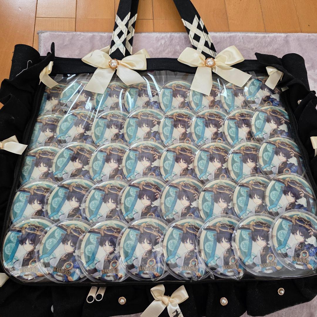 限定値下げ中 原神 放浪者 缶バッジ 痛バセット 75mm 40個