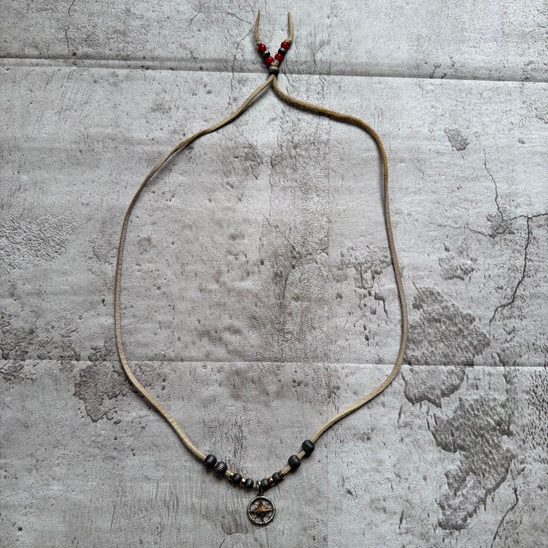 saad 太陽神 ネックレス シルバー 925 革紐 - メルカリ